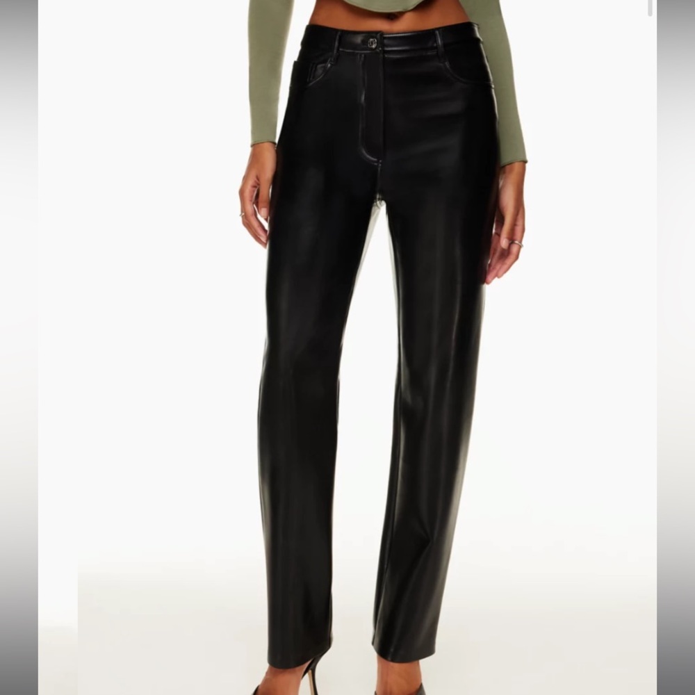 Aritzia Leather Pants